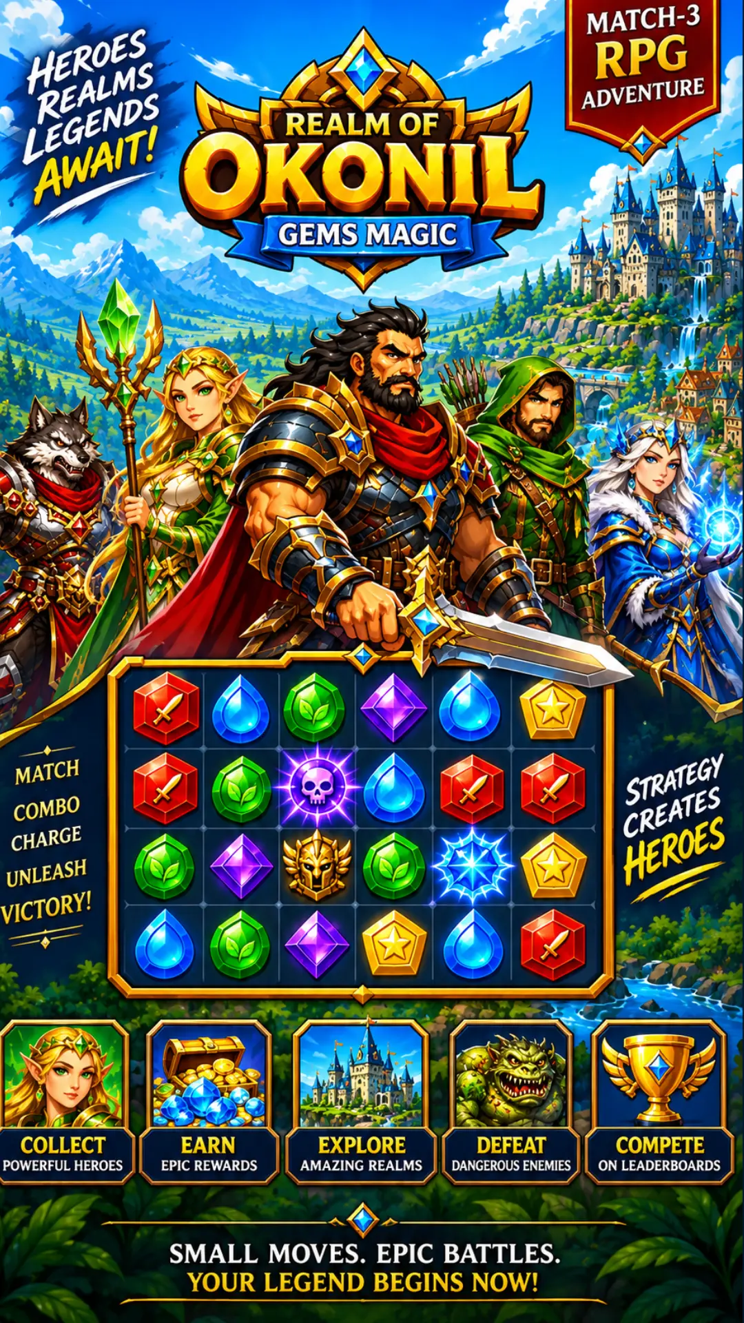 Combat Grid Screen